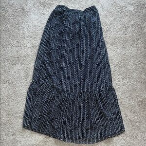 Candie's Black and White Maxi Skirt